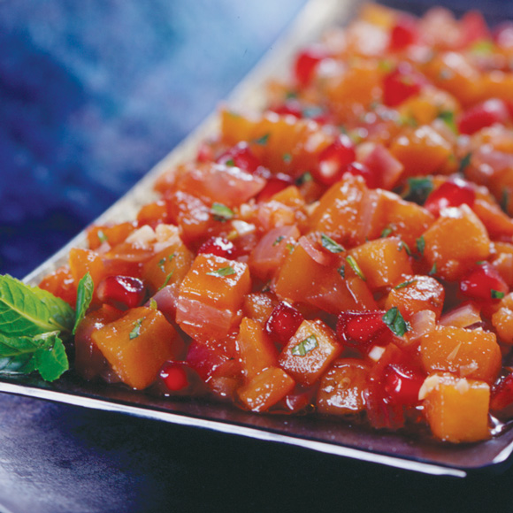 pomegranate eggplant relish