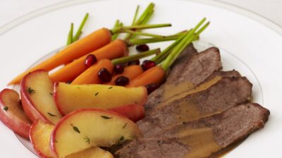 Pomegranate Glazed Carrots
