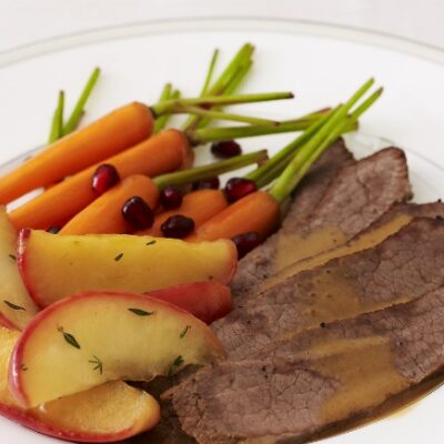Pomegranate Glazed Carrots