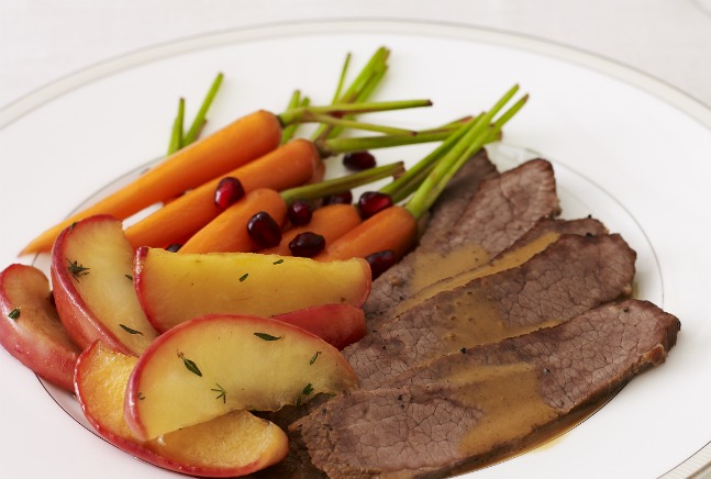 Pomegranate Glazed Carrots