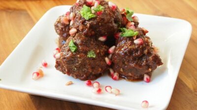 pomegranate meatballs