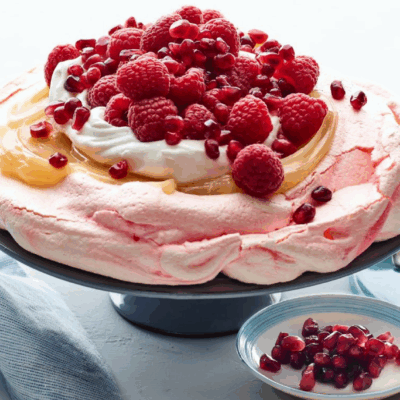 pomegranate pavlova