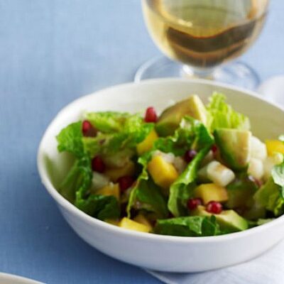 Pomegranate Salad with Berry Vinaigrette