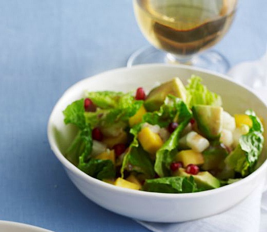 Pomegranate Salad with Berry Vinaigrette