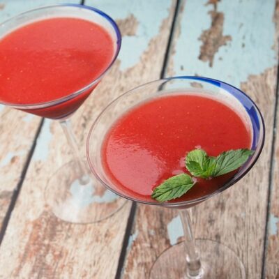 pomegranate strawberry daiquiri