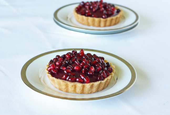 pomegranate tart
