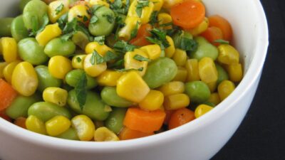 poppin edamame salad