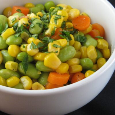 poppin edamame salad