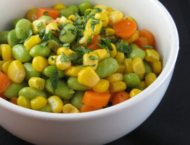 poppin edamame salad