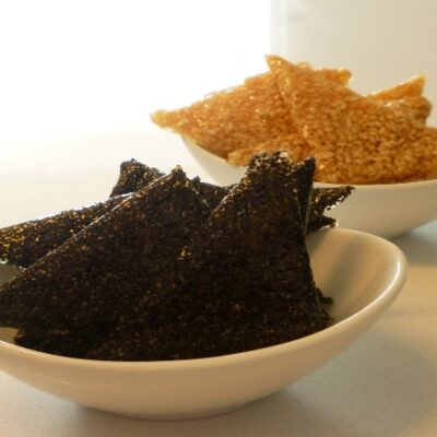 poppy and sesame seed snaps