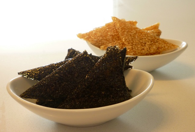 poppy and sesame seed snaps