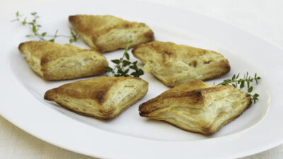 Potato and Goat Cheese Triangles