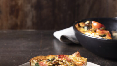 Potato Crusted Non-Dairy Quiche