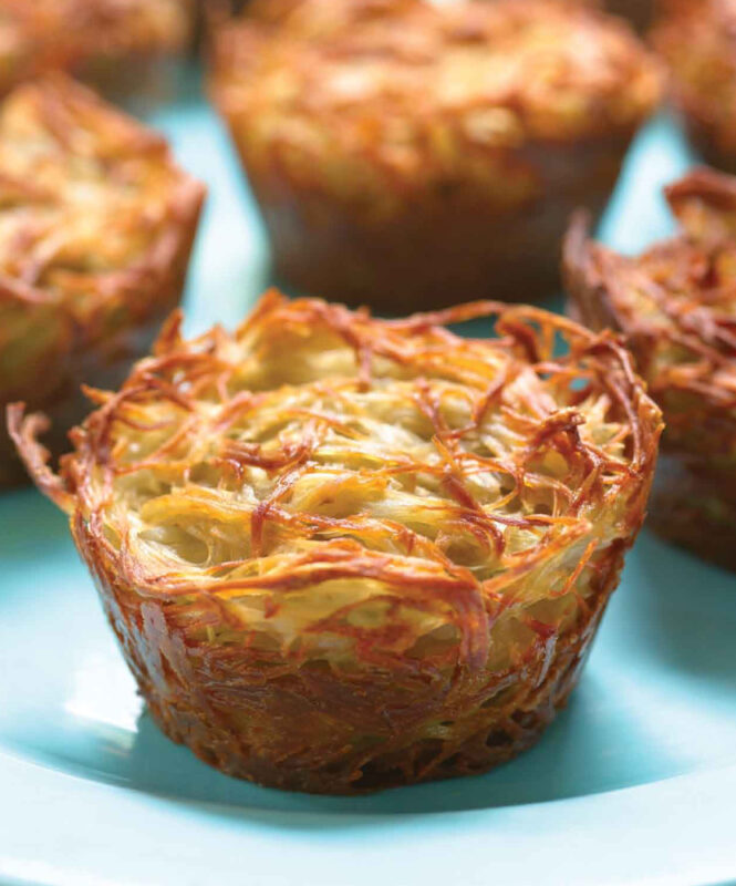 Potato Kugel Cups Long