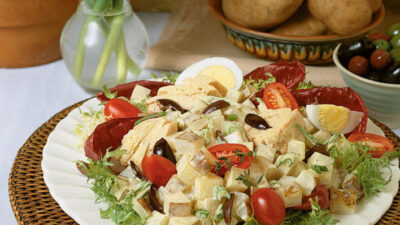 Idaho potato nicoise salad
