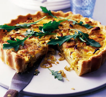 Potato Onion Cheese Tart