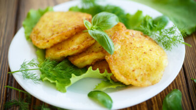 passover potato pancakes with dill