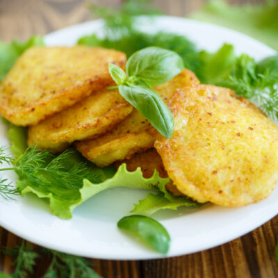 passover potato pancakes with dill