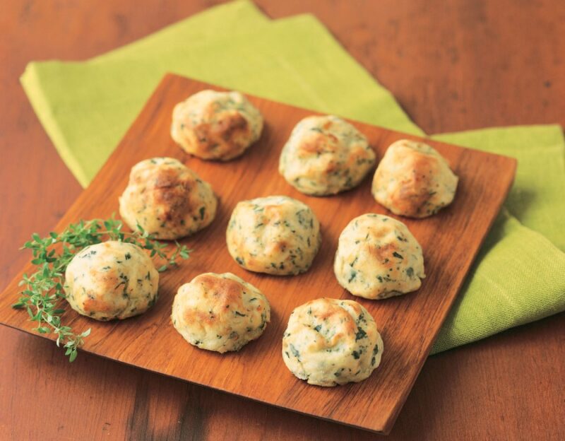 idaho potato spinach balls