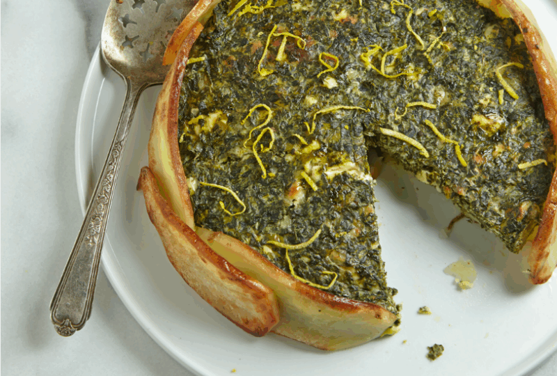 Spinach Potato Torta