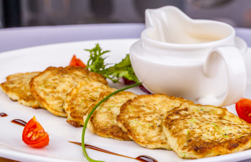 potato zucchini pancakes
