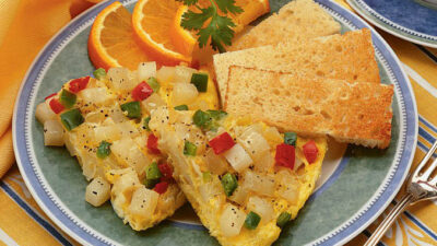 idaho potatoes with peppers and onions