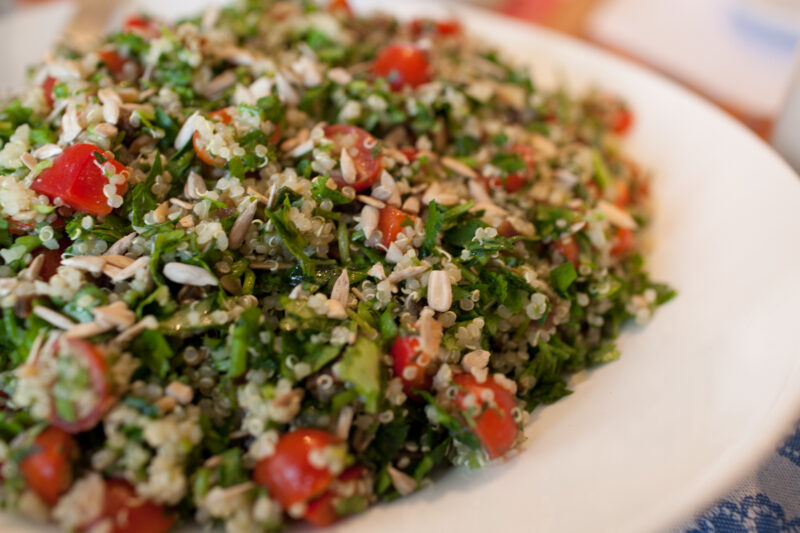 Protein Packed Salad - Quinoa Tabbouleh