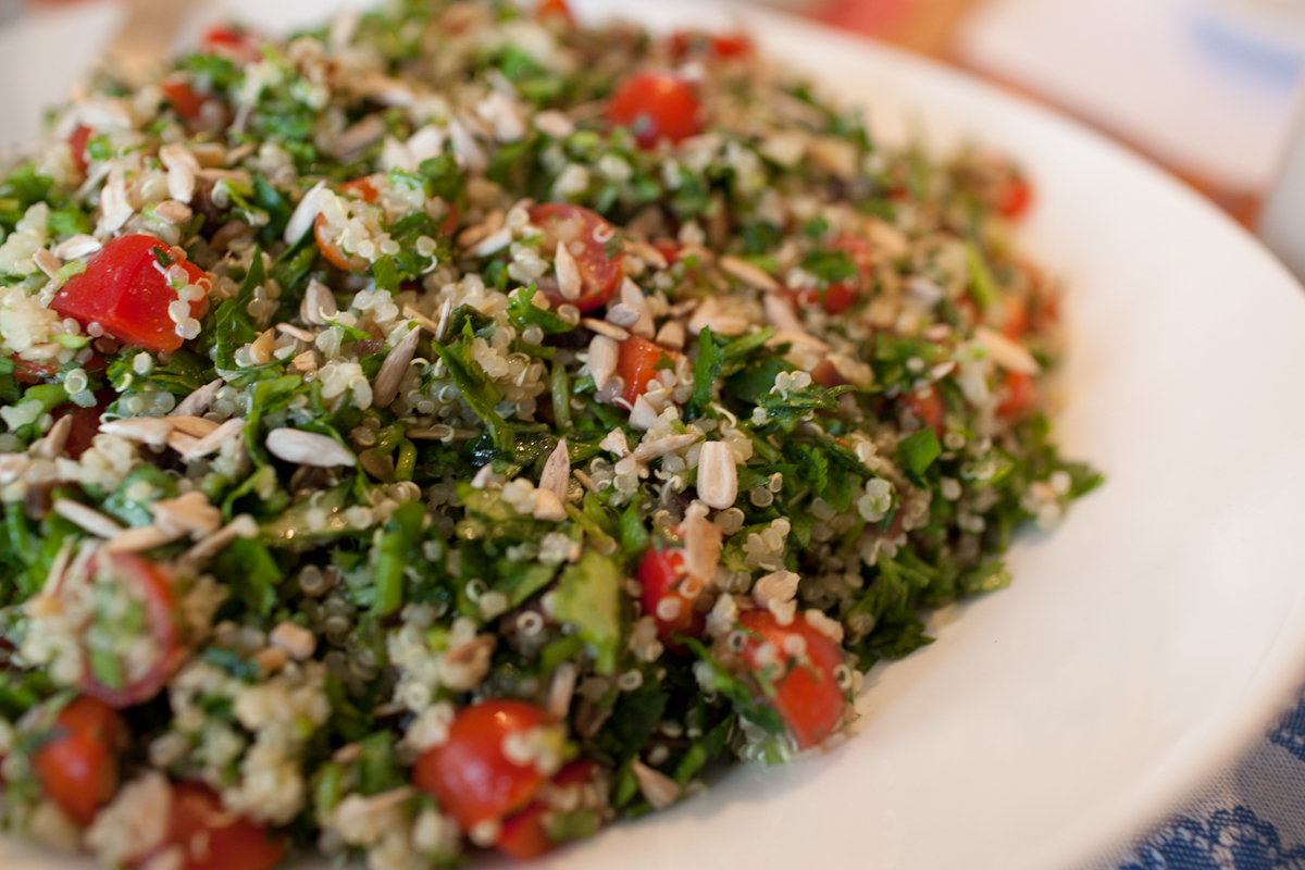 Protein Packed Salad - Quinoa Tabbouleh