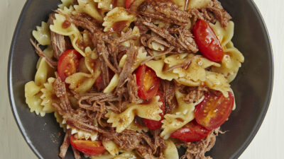 Pulled Brisket Bowtie Pasta