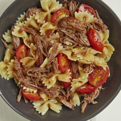 Pulled Brisket Bowtie Pasta