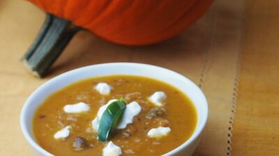Pumpkin black Bean Soup