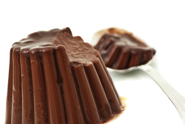 pumpkin chocolate panna cotta