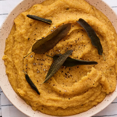 Creamy Pumpkin Polenta