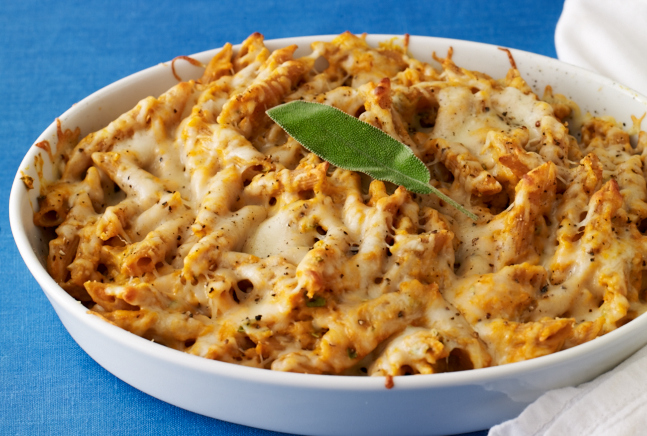 pumpkin sage baked penne