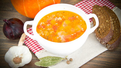pumpkin wild rice soup