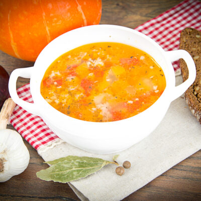 pumpkin wild rice soup