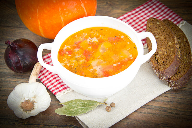 pumpkin wild rice soup