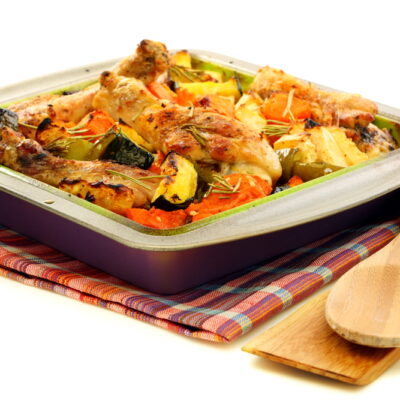 pumpkin with chicken and zucchini