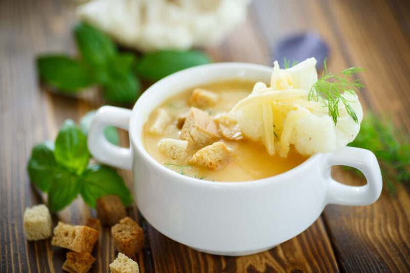puree of bean and vegetable soup
