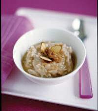 Quick Cinnamon-Almond Rice Pudding