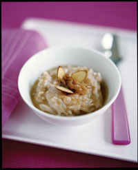 Quick Cinnamon-Almond Rice Pudding