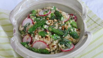 Quinoa Asparagus Salad