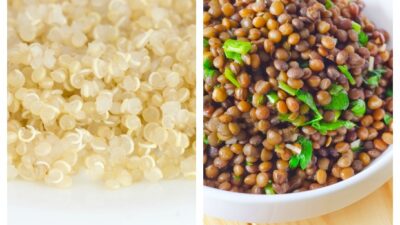 quinoa lentil salad