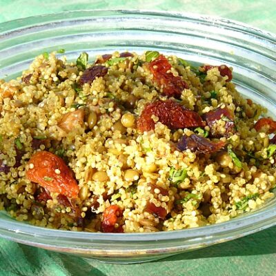 quinoa lentil salad