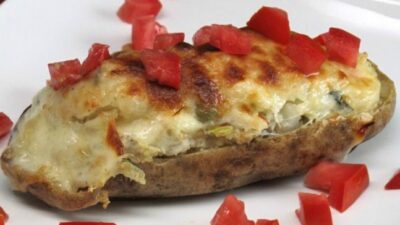 Quinoa Stuffed Potatoes with Artichokes and Basil