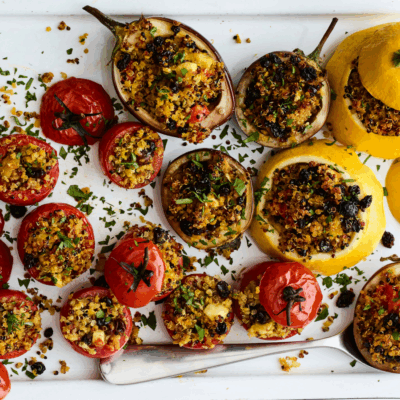Quinoa Stuffed Roasted Tomatoes