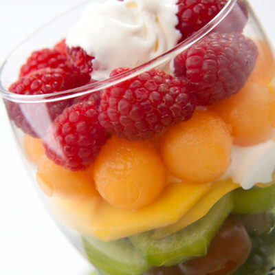 Rainbow Layered Fruit Salad