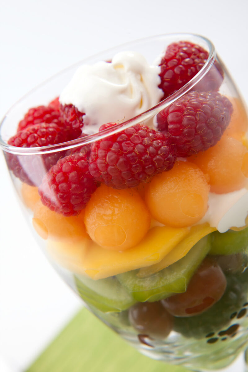 Rainbow Layered Fruit Salad