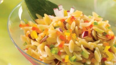 Rainbow Orzo Salad