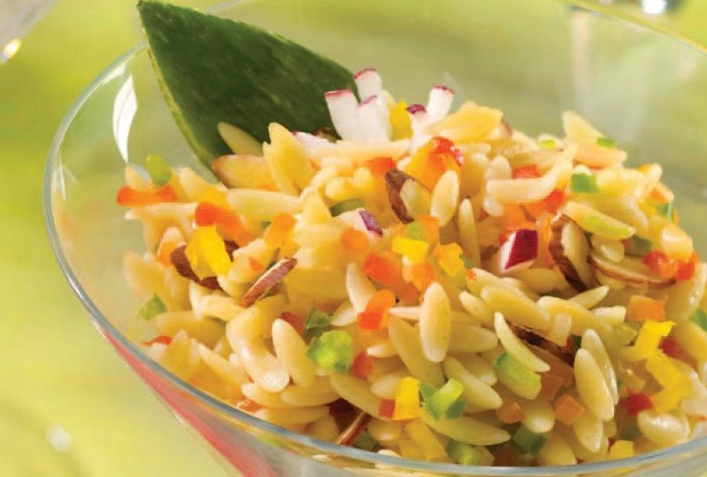 Rainbow Orzo Salad